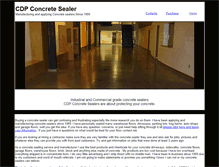 Tablet Screenshot of cdpsealer.com